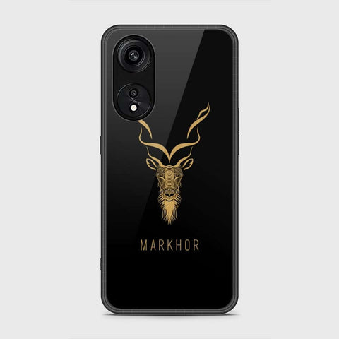 Oppo A1 Pro  Cover- Markhor Series - HQ Ultra Shine Premium Infinity Glass Soft Silicon Borders Case