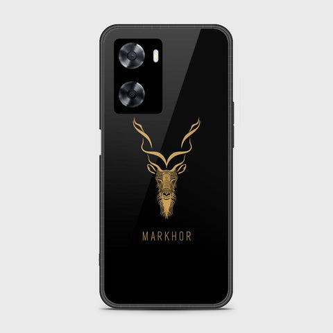 Oppo A57 4G 2022 Cover - Markhor Series - HQ Ultra Shine Premium Infinity Glass Soft Silicon Borders Case