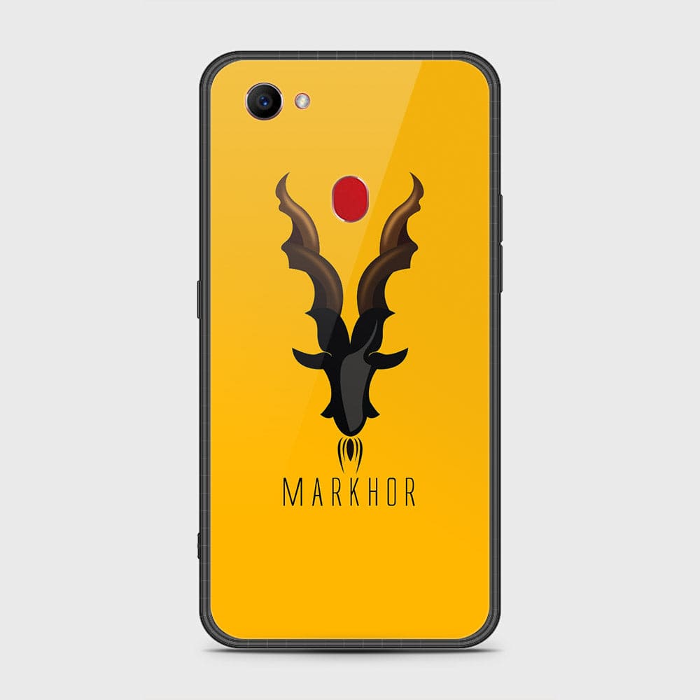 Oppo F7 Cover- Markhor Series - HQ Ultra Shine Premium Infinity Glass Soft Silicon Borders Case