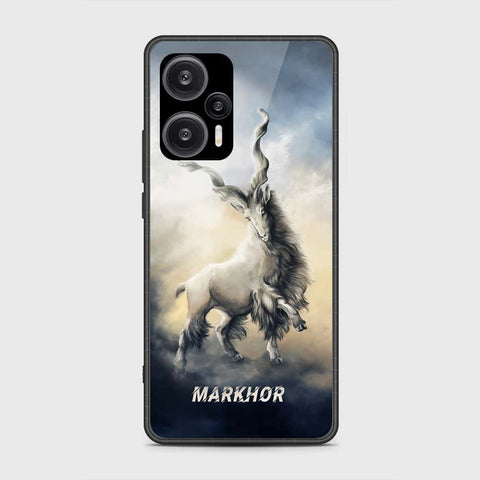 Xiaomi Poco F5  Cover- Markhor Series - HQ Ultra Shine Premium Infinity Glass Soft Silicon Borders Case