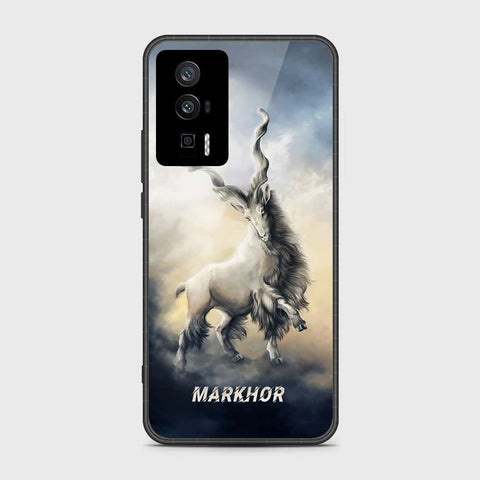 Xiaomi Poco F5 Pro Cover- Markhor Series - HQ Ultra Shine Premium Infinity Glass Soft Silicon Borders Case