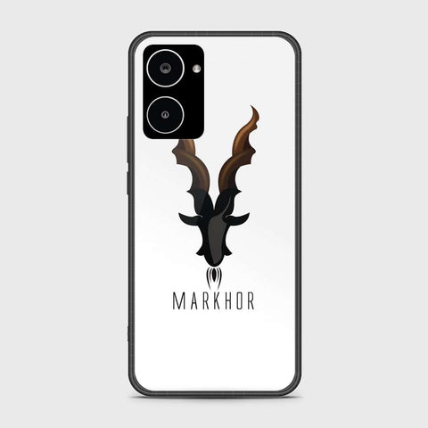 Realme 10 4G Cover- Markhor Series - HQ Ultra Shine Premium Infinity Glass Soft Silicon Borders Case