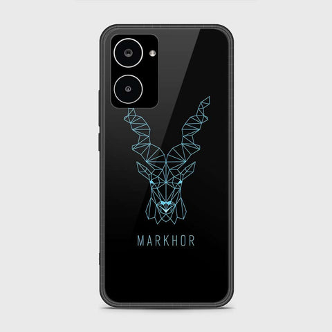 Realme 10 4G Cover- Markhor Series - HQ Ultra Shine Premium Infinity Glass Soft Silicon Borders Case