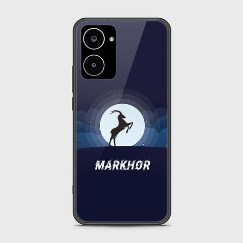 Realme 10 4G Cover- Markhor Series - HQ Ultra Shine Premium Infinity Glass Soft Silicon Borders Case