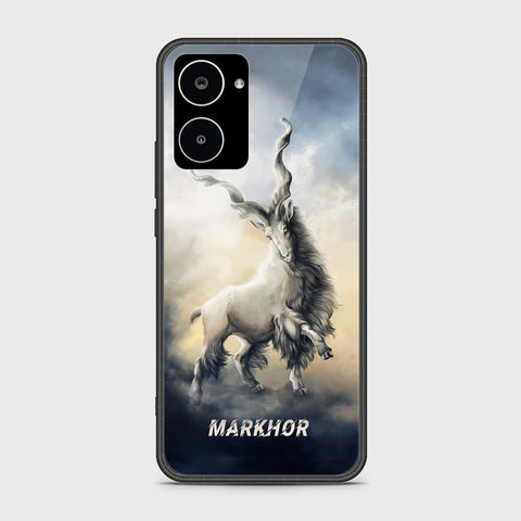 Realme 10 4G Cover- Markhor Series - HQ Ultra Shine Premium Infinity Glass Soft Silicon Borders Case