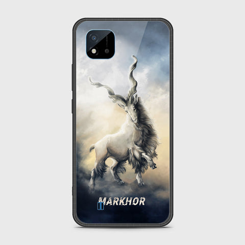 Realme C20 Cover- Markhor Series - HQ Ultra Shine Premium Infinity Glass Soft Silicon Borders Case