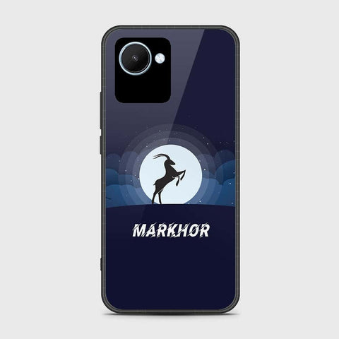 Realme C30s Cover- Markhor Series - HQ Ultra Shine Premium Infinity Glass Soft Silicon Borders Case