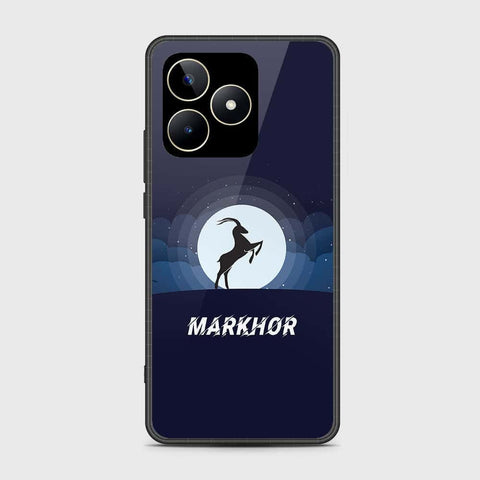 Realme C53 Cover- Markhor Series - HQ Ultra Shine Premium Infinity Glass Soft Silicon Borders Case