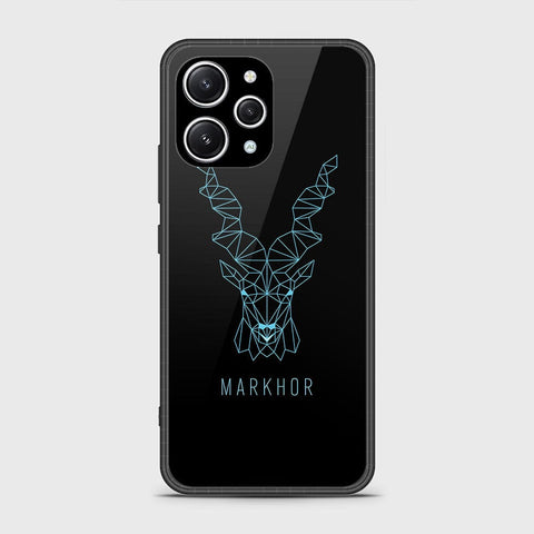 Xiaomi Redmi 12 4G Cover- Markhor Series - HQ Ultra Shine Premium Infinity Glass Soft Silicon Borders Case