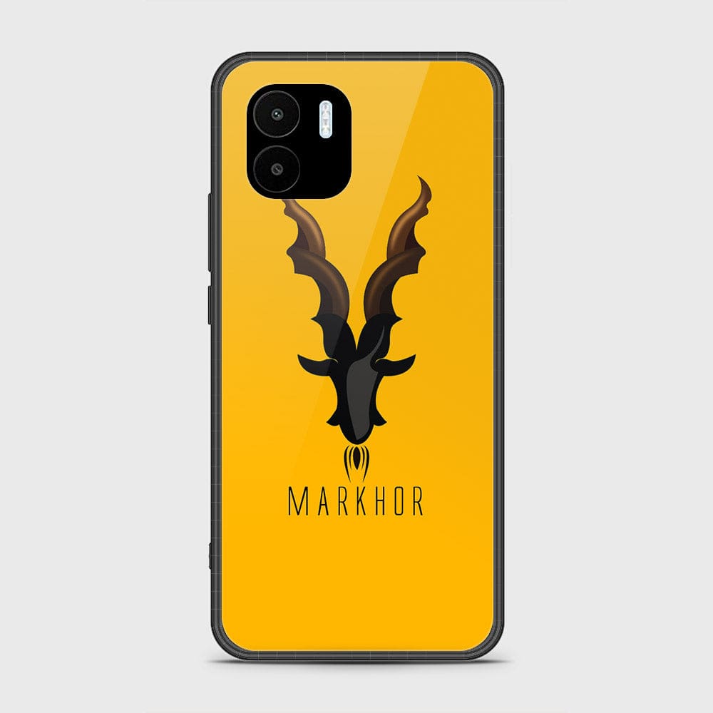 Xiaomi Redmi A1 Cover - Markhor Series - HQ Ultra Shine Premium Infinity Glass Soft Silicon Borders Case