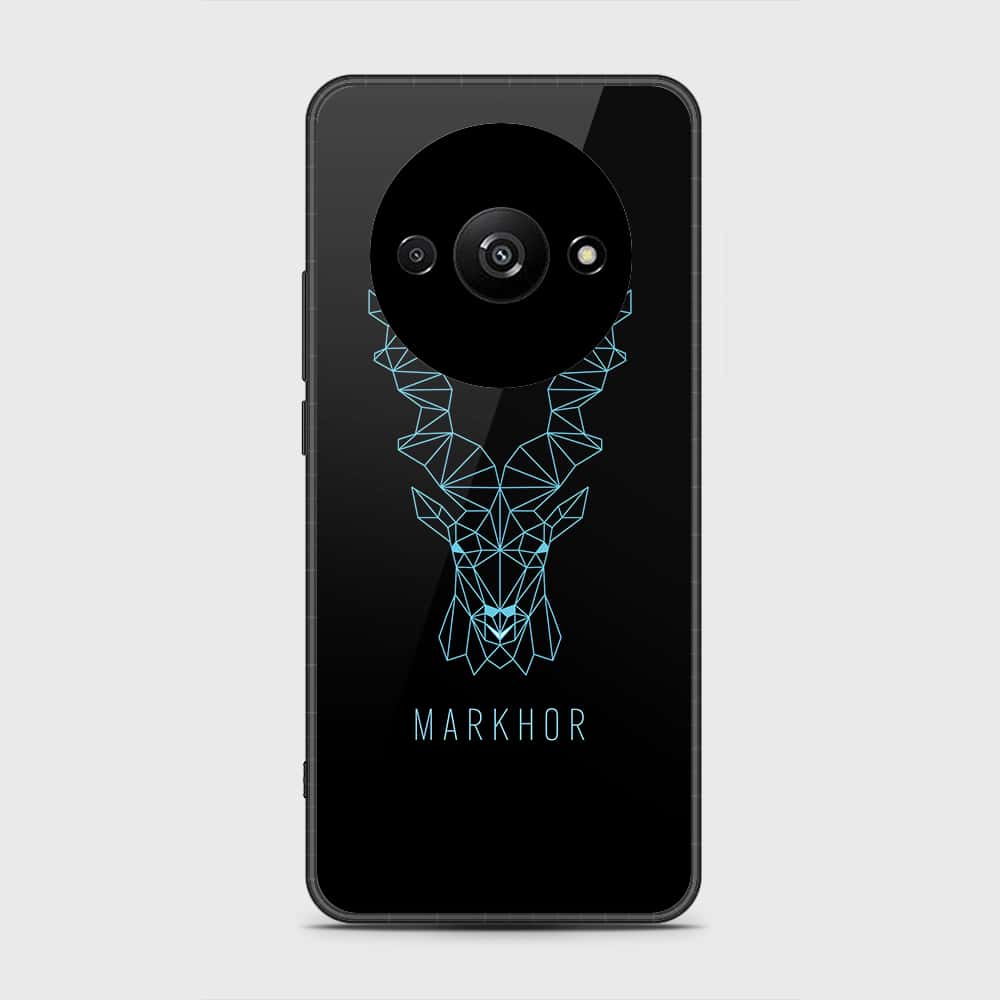 Xiaomi Redmi A3 Cover- Markhor Series - HQ Ultra Shine Premium Infinity Glass Soft Silicon Borders Case (Fast Delivery)(S)