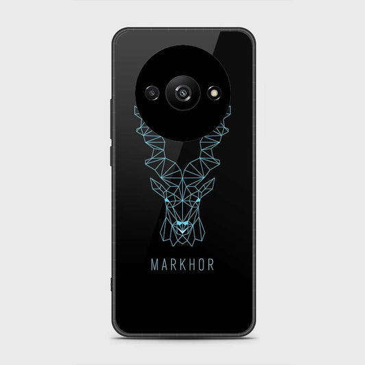Xiaomi Redmi A3 Cover- Markhor Series - HQ Ultra Shine Premium Infinity Glass Soft Silicon Borders Case (Fast Delivery)(S)