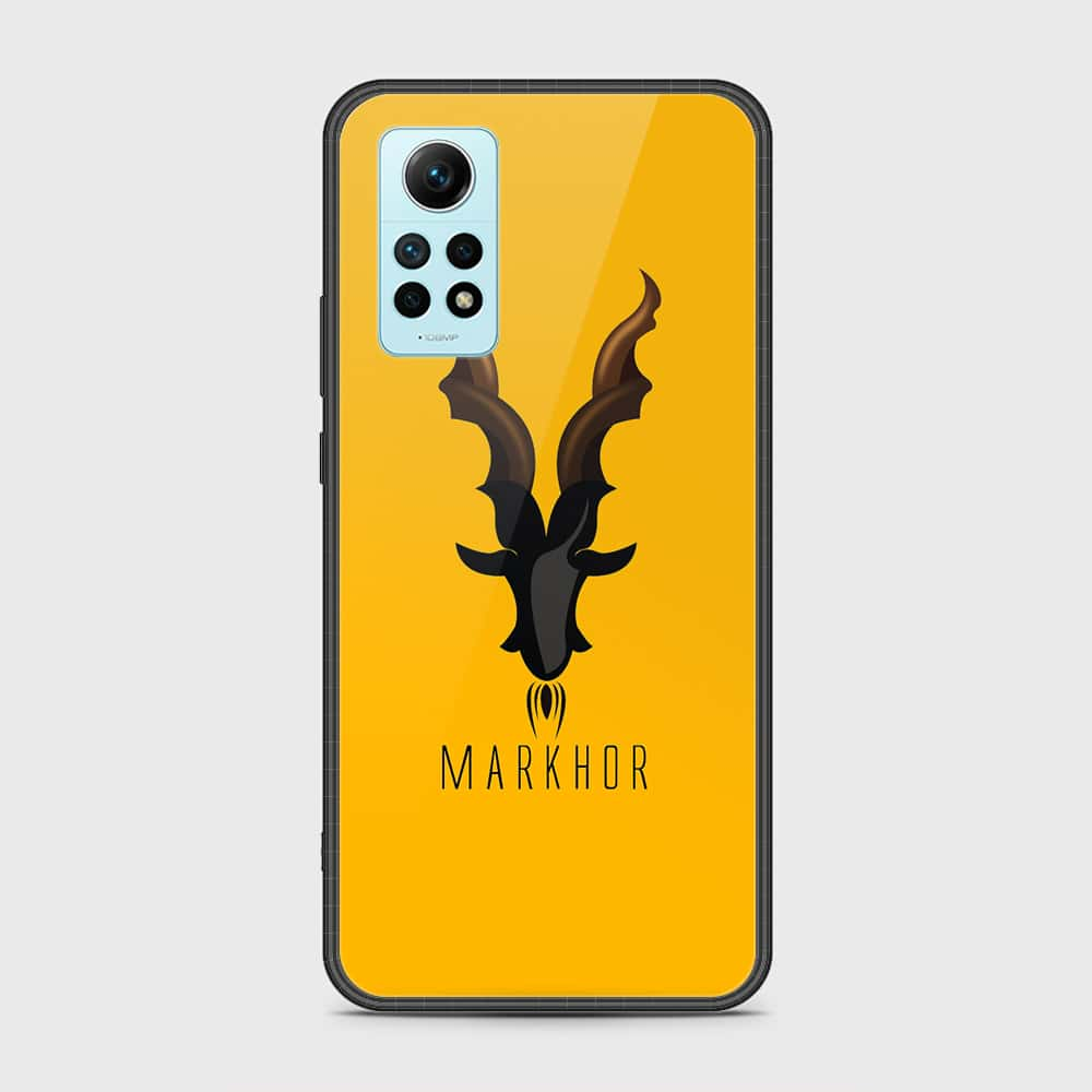 Xiaomi Redmi Note 12 Pro 4G Cover- Markhor Series - HQ Ultra Shine Premium Infinity Glass Soft Silicon Borders Case