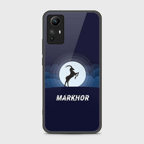 Xiaomi Redmi Note 12S Cover- Markhor Series - HQ Ultra Shine Premium Infinity Glass Soft Silicon Borders Case