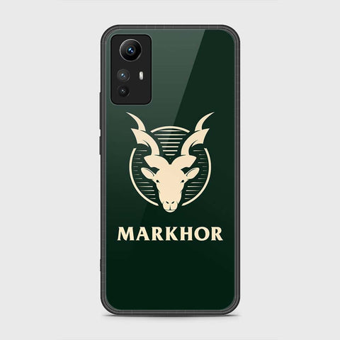 Xiaomi Redmi Note 12S Cover- Markhor Series - HQ Ultra Shine Premium Infinity Glass Soft Silicon Borders Case