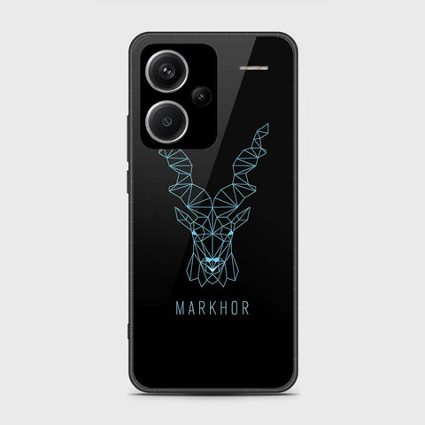 Xiaomi Redmi Note 13 Pro Plus 5G Cover- Markhor Series - HQ Ultra Shine Premium Infinity Glass Soft Silicon Borders Case