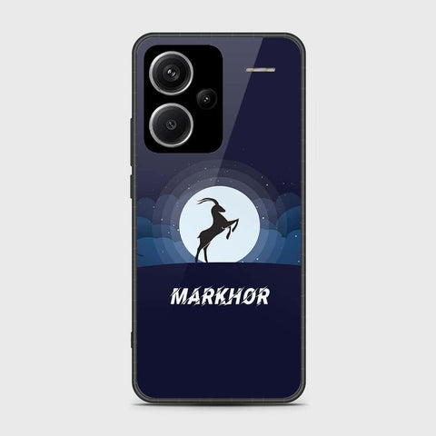 Xiaomi Redmi Note 13 Pro Plus 5G Cover- Markhor Series - HQ Ultra Shine Premium Infinity Glass Soft Silicon Borders Case