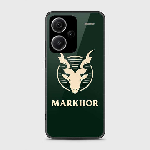 Xiaomi Redmi Note 13 Pro Plus 5G Cover- Markhor Series - HQ Ultra Shine Premium Infinity Glass Soft Silicon Borders Case