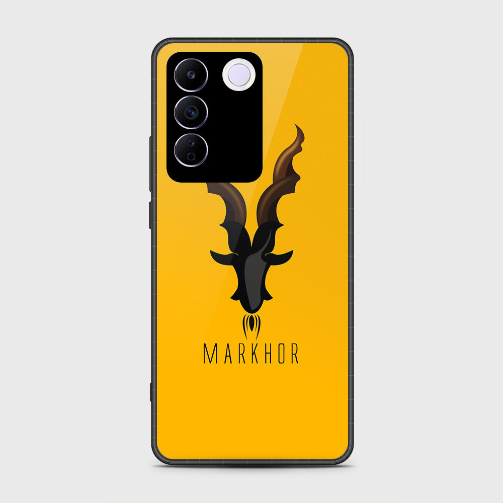 Vivo S16e Cover- Markhor Series - HQ Ultra Shine Premium Infinity Glass Soft Silicon Borders Case