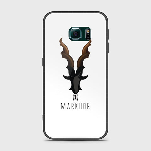 Samsung Galaxy S6 Edge Plus Cover- Markhor Series - HQ Ultra Shine Premium Infinity Glass Soft Silicon Borders Case