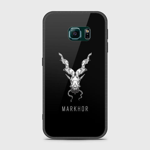 Samsung Galaxy S6 Edge Plus Cover- Markhor Series - HQ Ultra Shine Premium Infinity Glass Soft Silicon Borders Case