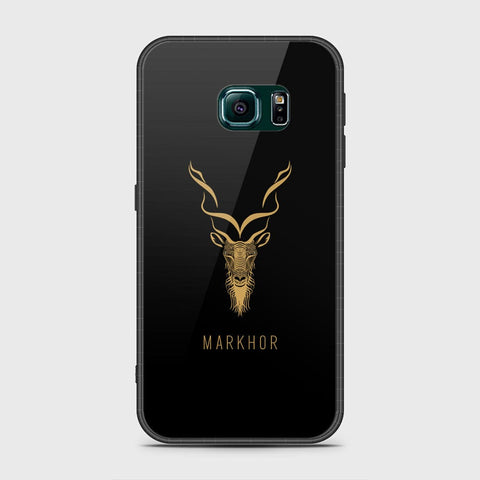 Samsung Galaxy S6 Edge Plus Cover- Markhor Series - HQ Ultra Shine Premium Infinity Glass Soft Silicon Borders Case