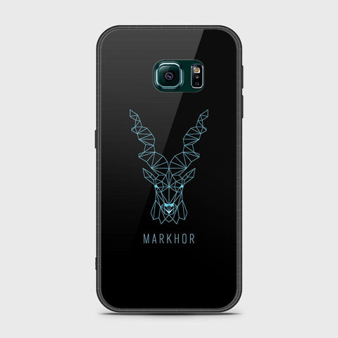 Samsung Galaxy S6 Edge Plus Cover- Markhor Series - HQ Ultra Shine Premium Infinity Glass Soft Silicon Borders Case