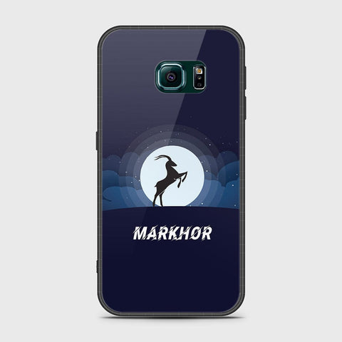 Samsung Galaxy S6 Edge Plus Cover- Markhor Series - HQ Ultra Shine Premium Infinity Glass Soft Silicon Borders Case