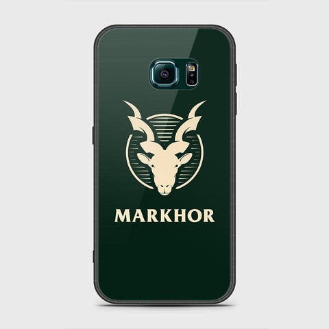 Samsung Galaxy S6 Edge Plus Cover- Markhor Series - HQ Ultra Shine Premium Infinity Glass Soft Silicon Borders Case