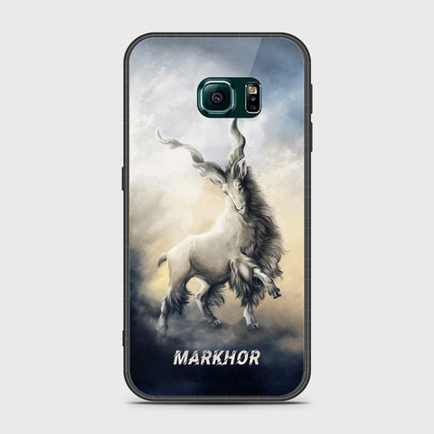 Samsung Galaxy S6 Edge Plus Cover- Markhor Series - HQ Ultra Shine Premium Infinity Glass Soft Silicon Borders Case