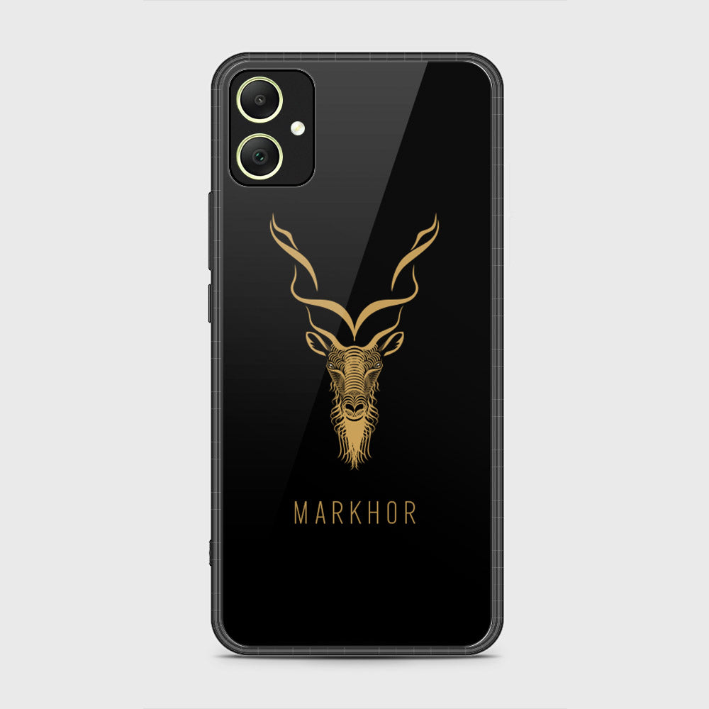 Samsung Galaxy A05 Cover- Markhor Series - HQ Ultra Shine Premium Infinity Glass Soft Silicon Borders Case (Fast Delivery) (A)