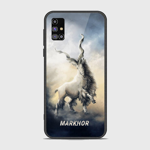 Samsung Galaxy M31s Cover - Markhor Series - HQ Ultra Shine Premium Infinity Glass Soft Silicon Borders Case