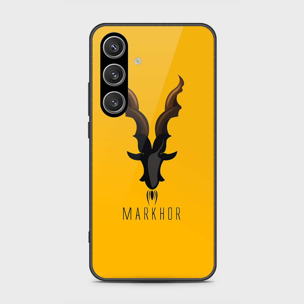 Samsung Galaxy S24 Cover- Markhor Series - HQ Ultra Shine Premium Infinity Glass Soft Silicon Borders Case