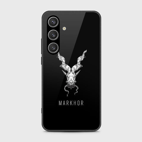 Samsung Galaxy S24 Cover- Markhor Series - HQ Ultra Shine Premium Infinity Glass Soft Silicon Borders Case