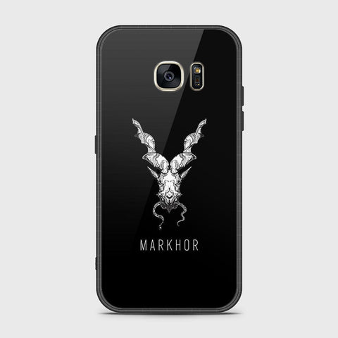 Samsung Galaxy S7 Cover- Markhor Series - HQ Ultra Shine Premium Infinity Glass Soft Silicon Borders Case