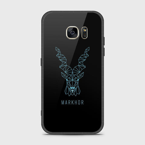 Samsung Galaxy S7 Cover- Markhor Series - HQ Ultra Shine Premium Infinity Glass Soft Silicon Borders Case