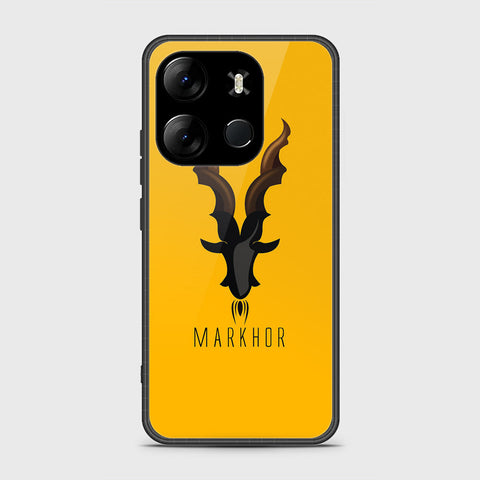 Tecno Pop 7 Pro Cover- Markhor Series - HQ Ultra Shine Premium Infinity Glass Soft Silicon Borders Case