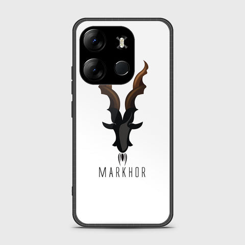 Tecno Pop 7 Pro Cover- Markhor Series - HQ Ultra Shine Premium Infinity Glass Soft Silicon Borders Case
