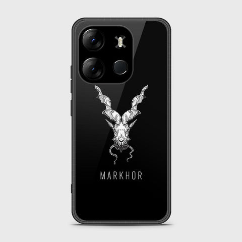 Tecno Pop 7 Pro Cover- Markhor Series - HQ Ultra Shine Premium Infinity Glass Soft Silicon Borders Case