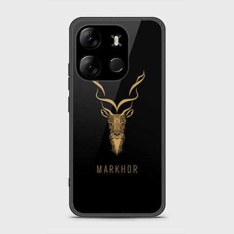Tecno Pop 7 Pro Cover- Markhor Series - HQ Ultra Shine Premium Infinity Glass Soft Silicon Borders Case