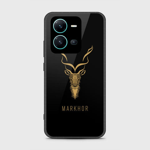 Vivo V25 5G Cover- Markhor Series - HQ Ultra Shine Premium Infinity Glass Soft Silicon Borders Case