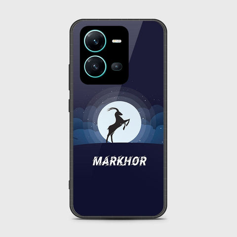 Vivo V25 5G Cover- Markhor Series - HQ Ultra Shine Premium Infinity Glass Soft Silicon Borders Case