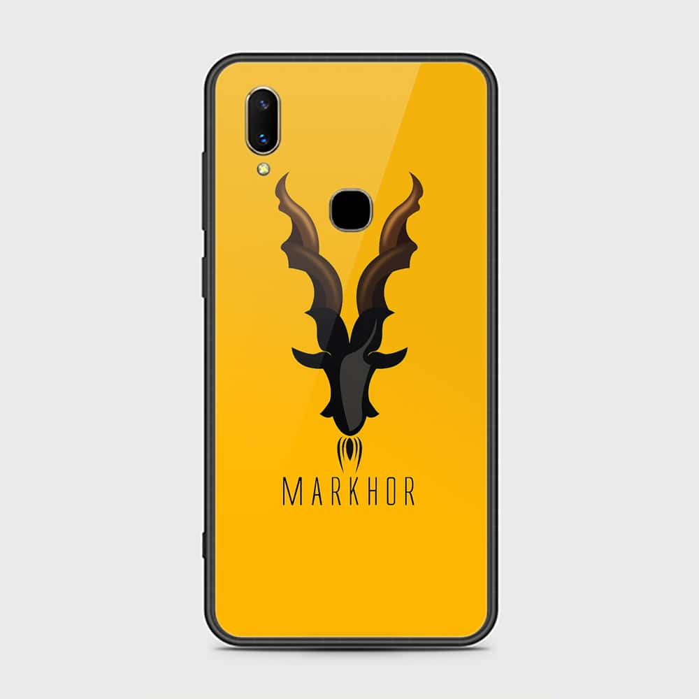 Vivo V11i Cover- Markhor Series - HQ Ultra Shine Premium Infinity Glass Soft Silicon Borders Case