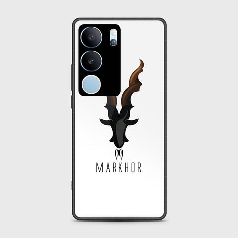 Vivo V29 Cover- Markhor Series - HQ Ultra Shine Premium Infinity Glass Soft Silicon Borders Case