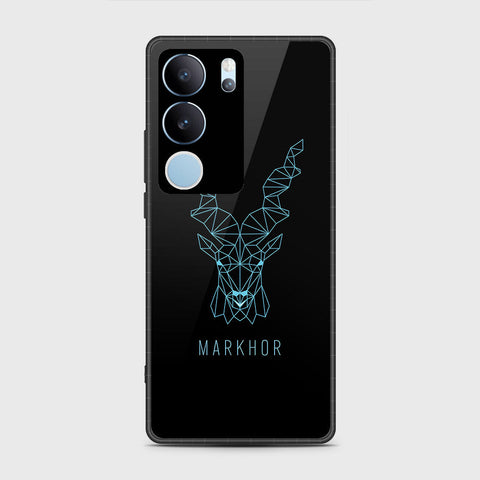 Vivo V29 Cover- Markhor Series - HQ Ultra Shine Premium Infinity Glass Soft Silicon Borders Case