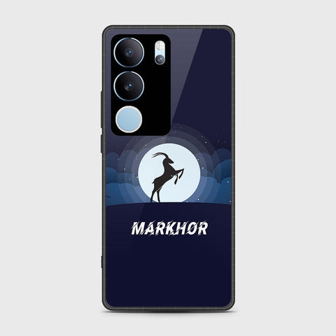 Vivo V29 Cover- Markhor Series - HQ Ultra Shine Premium Infinity Glass Soft Silicon Borders Case