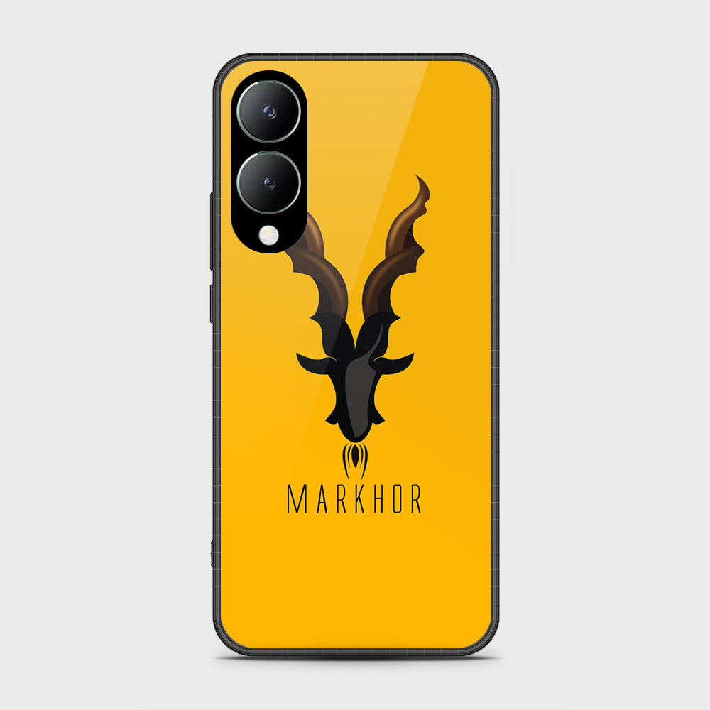 Vivo Y17s Cover- Markhor Series - HQ Ultra Shine Premium Infinity Glass Soft Silicon Borders Case (Fast Delivery)