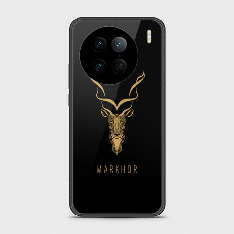 Vivo X90 Pro Cover - Markhor Series - HQ Ultra Shine Premium Infinity Glass Soft Silicon Borders Case