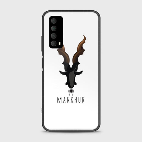 Huawei Psmart 2021 Cover- Markhor Series - HQ Ultra Shine Premium Infinity Glass Soft Silicon Borders Case