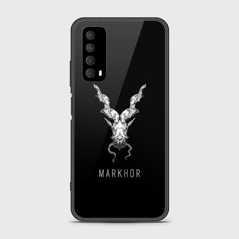 Huawei Psmart 2021 Cover- Markhor Series - HQ Ultra Shine Premium Infinity Glass Soft Silicon Borders Case